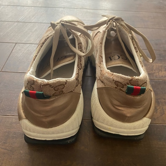 Women's Tan Sneakers - Picture 3 of 9